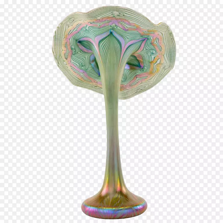 玻璃花瓶.古典喇叭装饰物