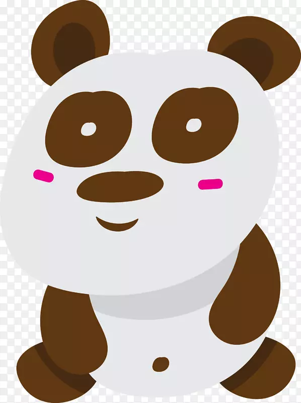 大熊猫熊-熊猫卡通载体