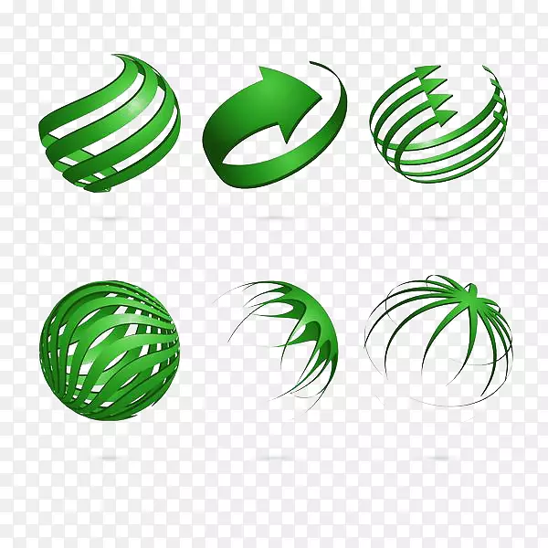 全球标志球体专利-免费绿色公司标志