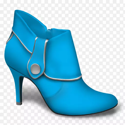鞋ICO阿迪达斯图标-ms。高跟鞋蓝