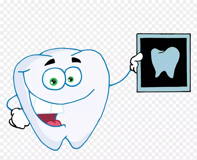 牙科放射学x线牙夹艺术检查牙齿