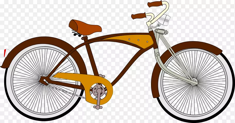 自行车复古风格免费内容剪辑艺术-自行车