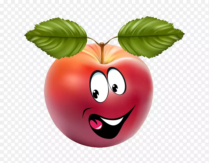 苹果-三维笑脸苹果