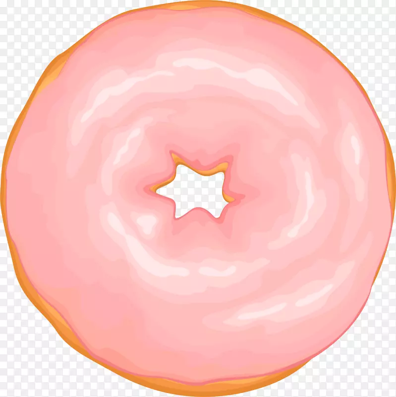 波士顿奶油甜甜圈巧克力饼干-粉红色甜甜圈