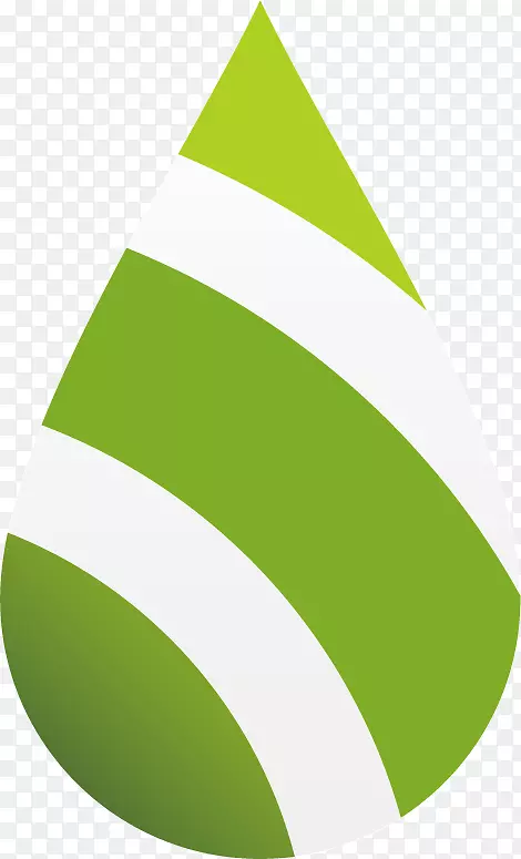 绿色标志滴-水滴绿色设计理念标志图标