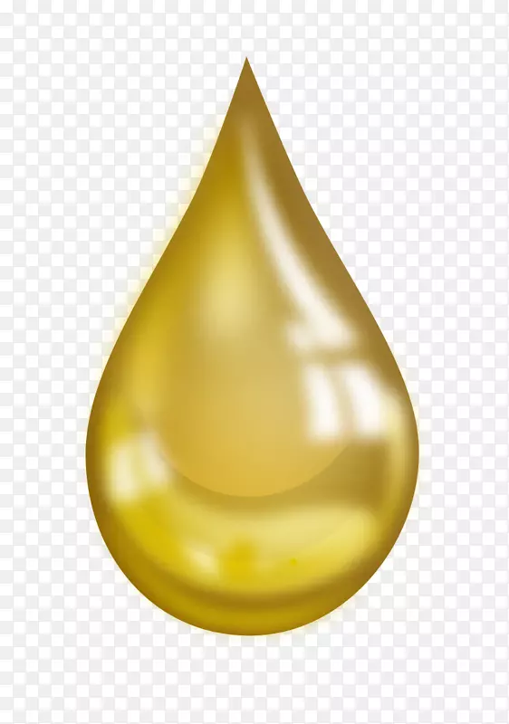 黄色石油-美丽的黄色液滴