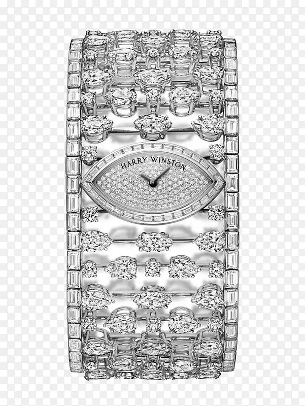 看着哈利温斯顿公司。珠宝业钻石矿.创意手表