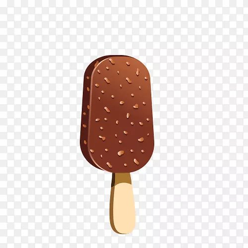 巧克力冰淇淋锥草莓冰淇淋-冰淇淋