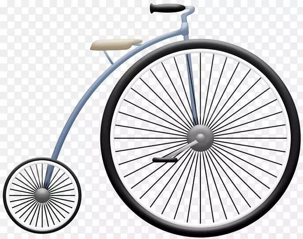 自行车车轮插图-创意自行车