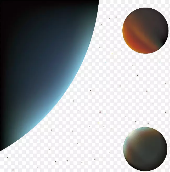 球体天空壁纸-创造性恒星行星