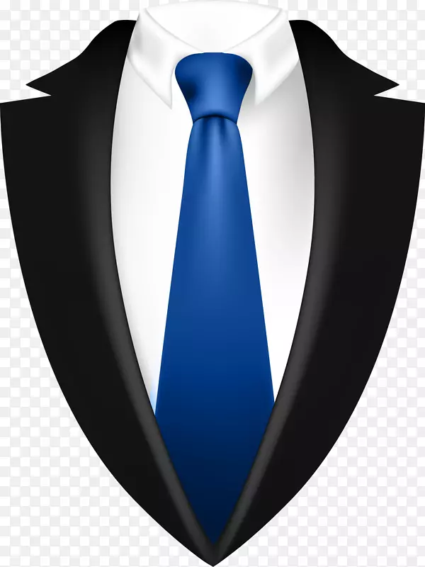 领带套装、服装、正式服装-男式蓝色领带装饰套装