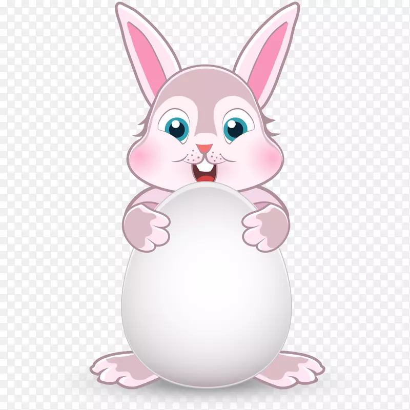 复活节兔子复活节彩蛋-兔子载体材料