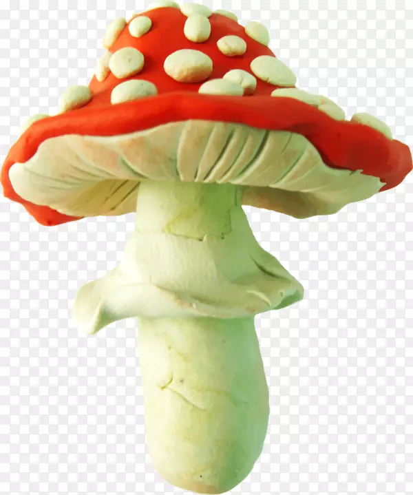 塑料摄影插图-卡通红蘑菇