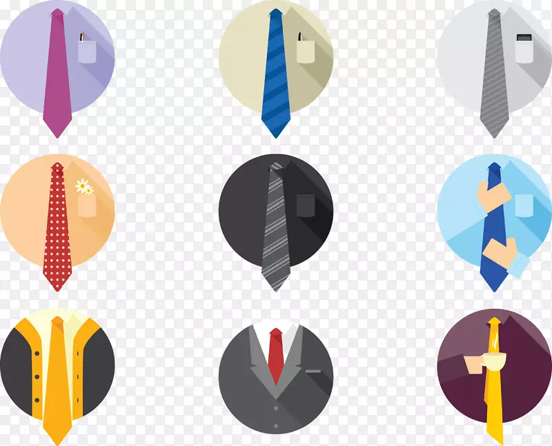 领带套装图标-图标领带