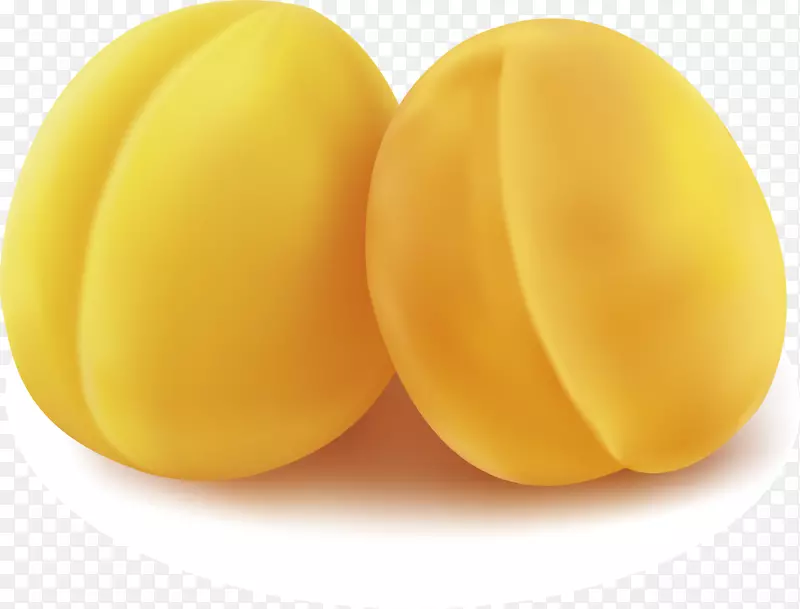 黄色商品水果-桃载体
