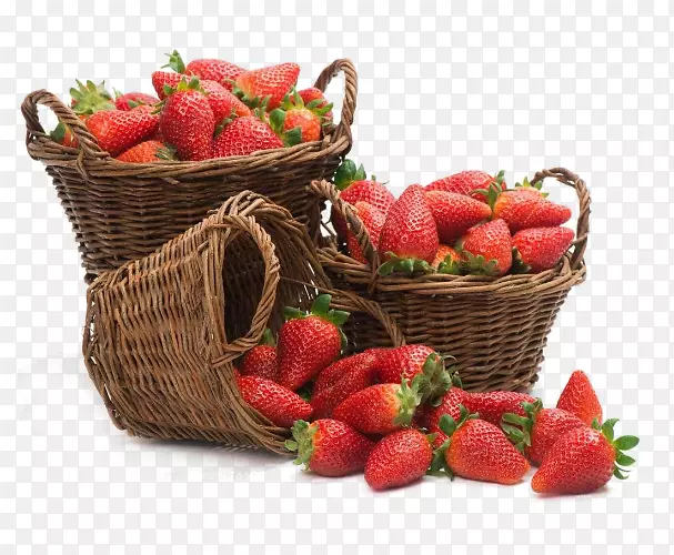 弗鲁蒂·迪博斯科草莓篮水果墙纸-草莓创意