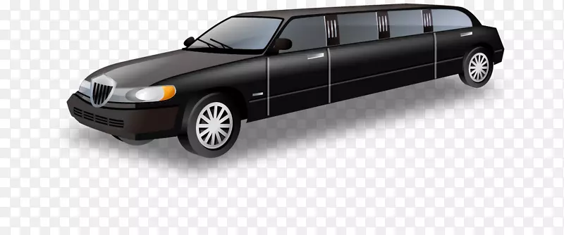 棕榈滩车、出租车、氢轿车-豪华车卡通载体材料