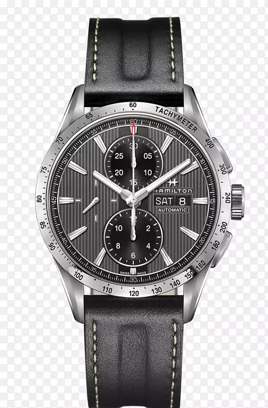 汉密尔顿手表公司计时表运动-汉密尔顿暗灰色手表男表