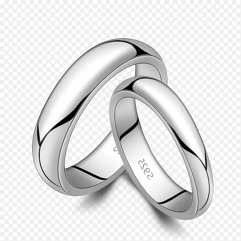 耳环纯银结婚戒指-珠宝