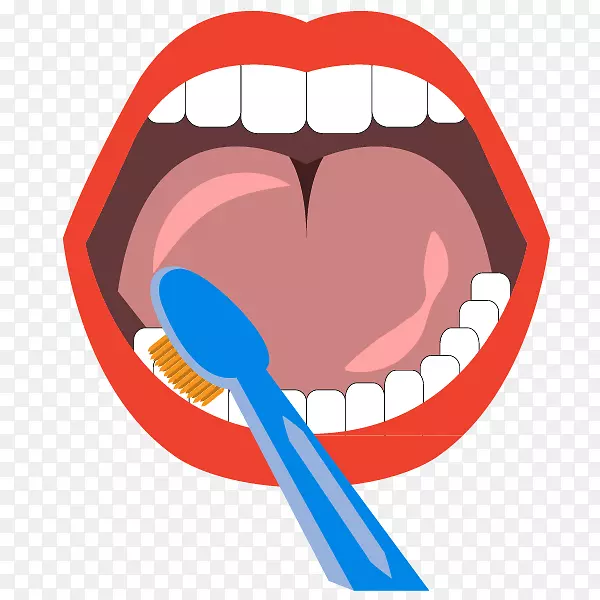 刷牙洁牙口刷牙到口腔