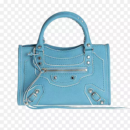 手提包蓝色设计师-MS。巴黎家庭手提包300 295