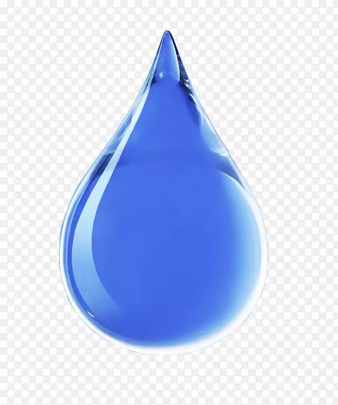 水-液体绿松石-蓝色水滴