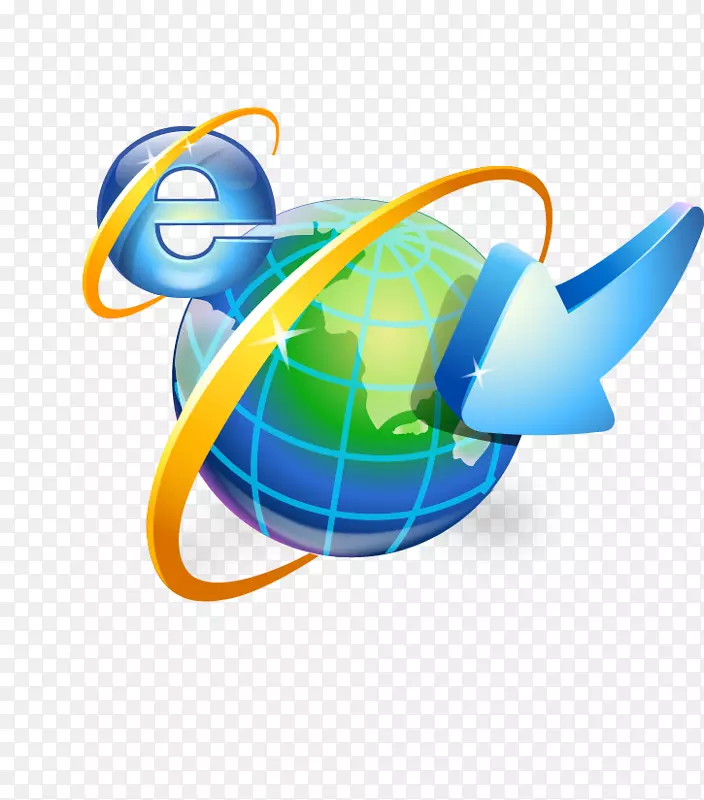 互联网万维网网站图标-蓝色星球科技