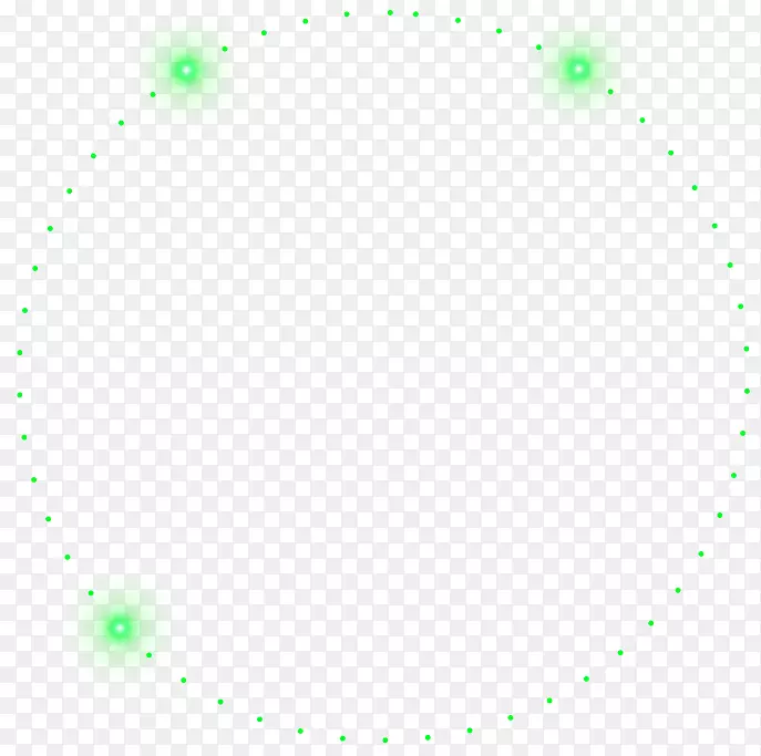 绿色图案-眩光绿色圆