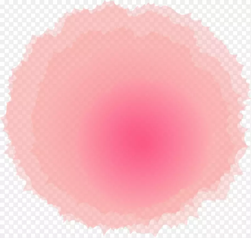 圆形唇纹-创造性粉红涂鸦