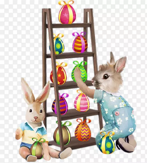 复活节兔子中心-兔蛋