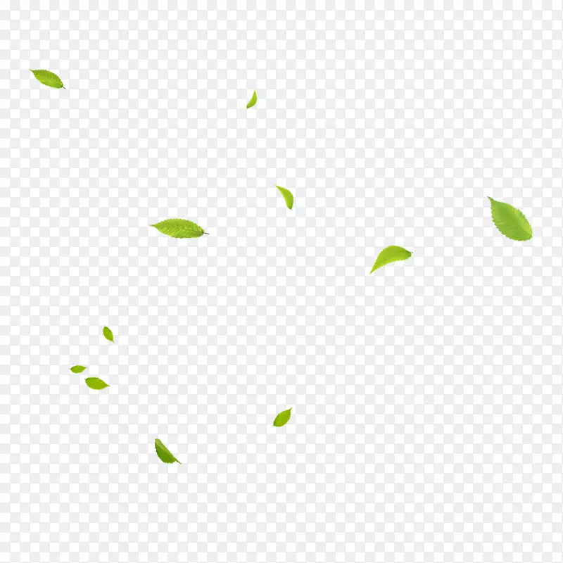 绿面角图案-漂浮叶