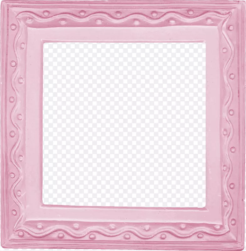 粉红画框