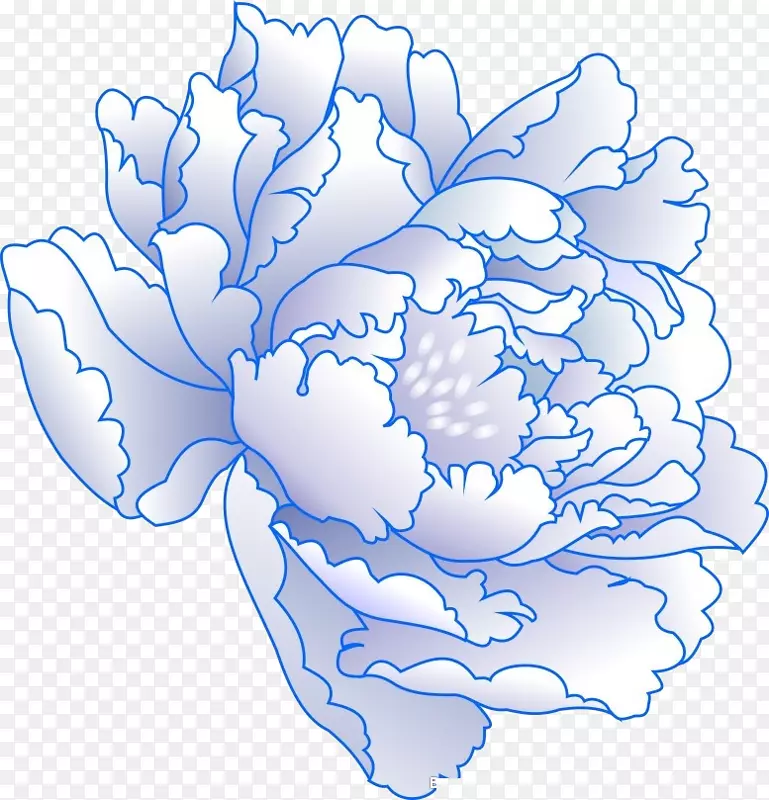 花卉图案-牡丹