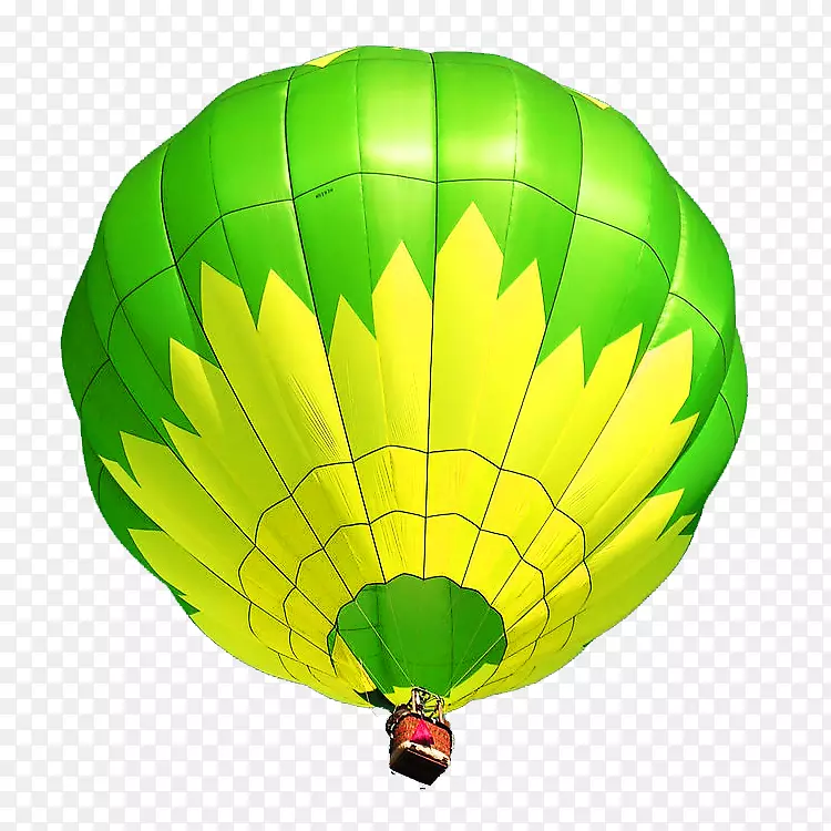 阿尔伯克基国际气球节飞行热气球节-绿色热气球