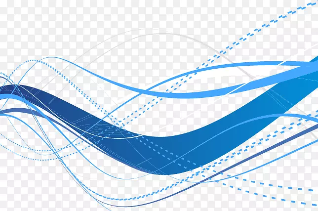 几何蓝色下载-科学和技术的抽象几何线