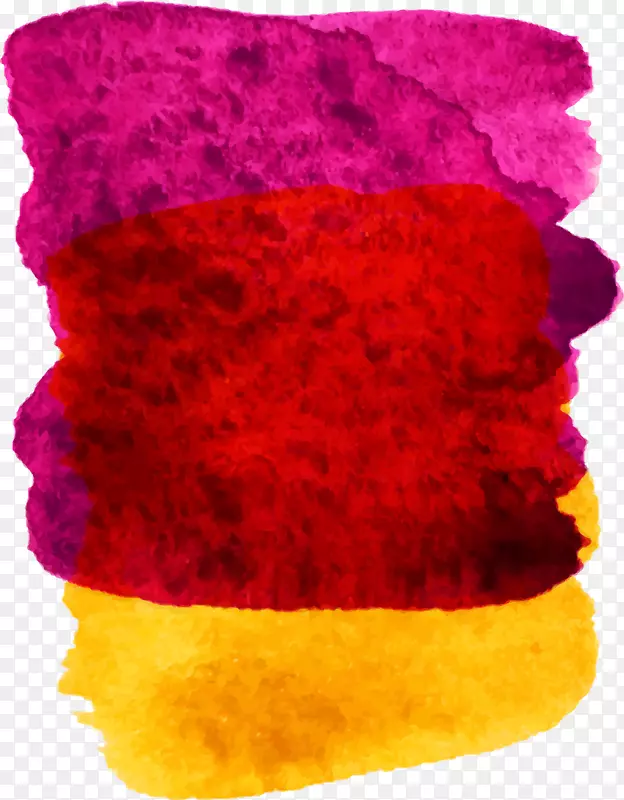 水彩画纹理映射.紫色黄面包片