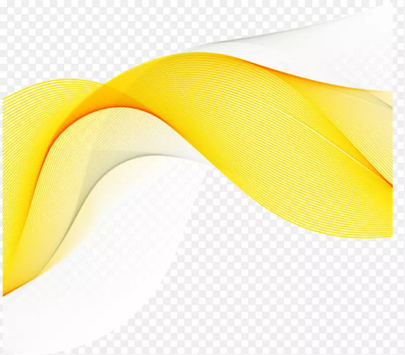 黄色材质角字体.黄色和白色抽象线