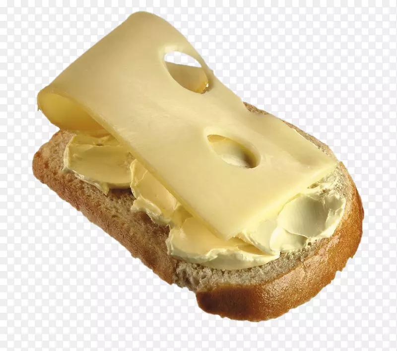 奶油鱼子酱早餐火腿奶酪面包卷奶酪