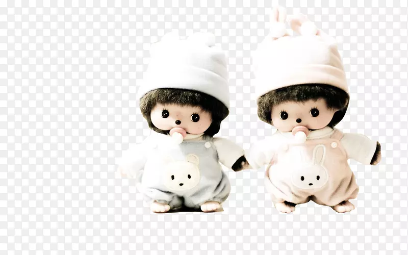 蒙奇奇娃娃淘宝壁纸-双胞胎宝宝