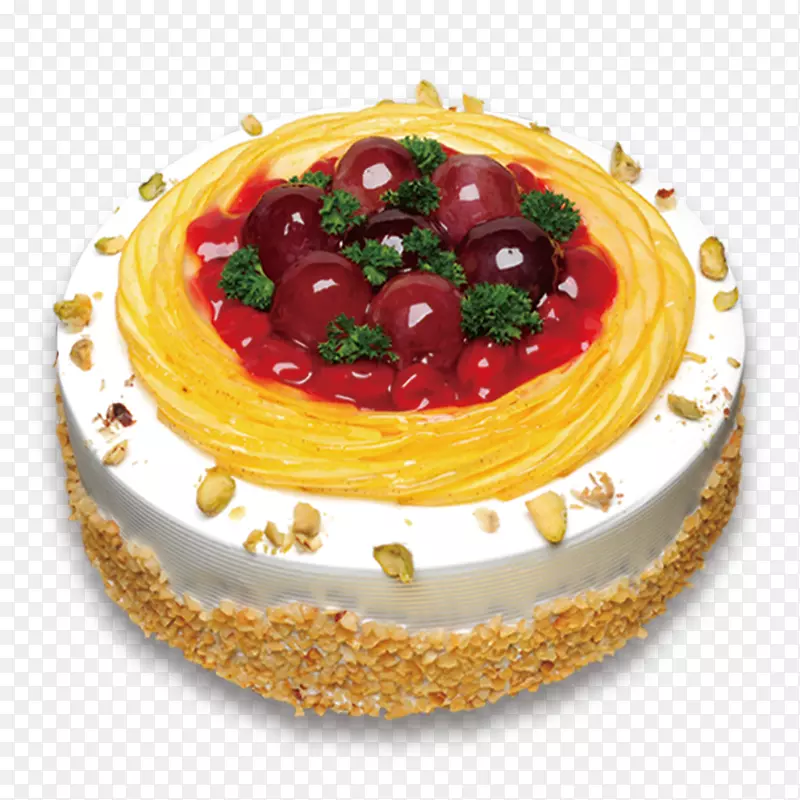 玉米饼芝士蛋糕樱桃蛋糕奶油水果蛋糕樱桃蛋糕