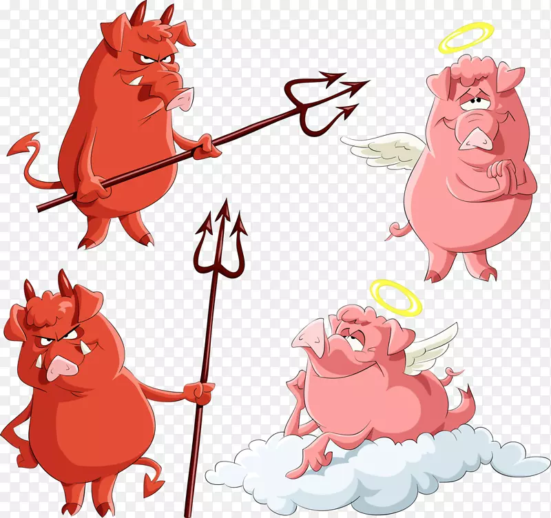 免版税摄影插图-猪