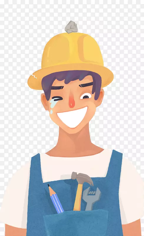 建筑工人建筑工程工人建筑材料建筑工人头盔漆石汗水
