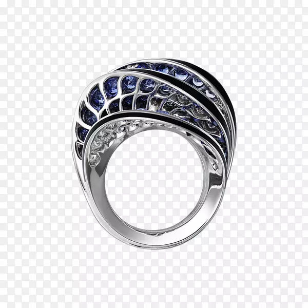 耳环卡地亚珠宝结婚戒指-悉尼风格的银戒指