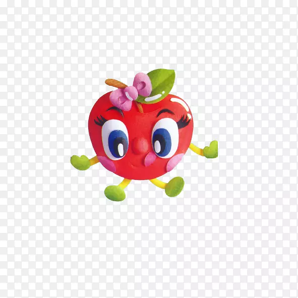 水果苹果-笑脸卡通水果