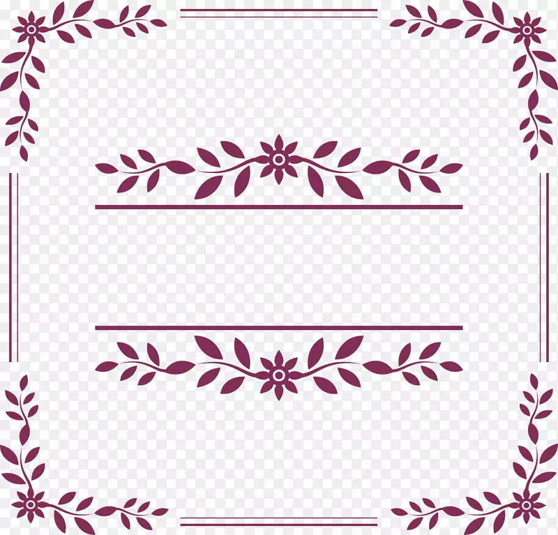 婚礼邀请函花-紫花装饰盒