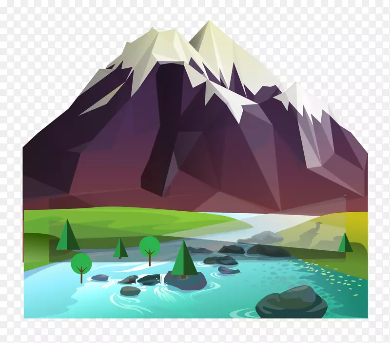 象征着山川秀丽的风景