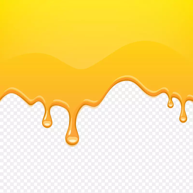 明胶甜点蜂蜜舒特斯托克王权-免费-黄色水滴边界