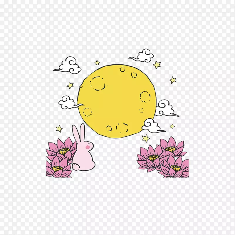 月饼月兔中秋节-中秋节兔子