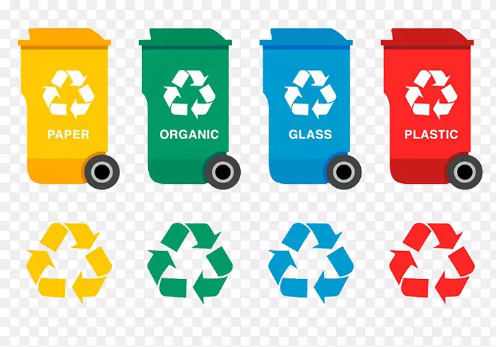 废物容器回收.清洁垃圾容器