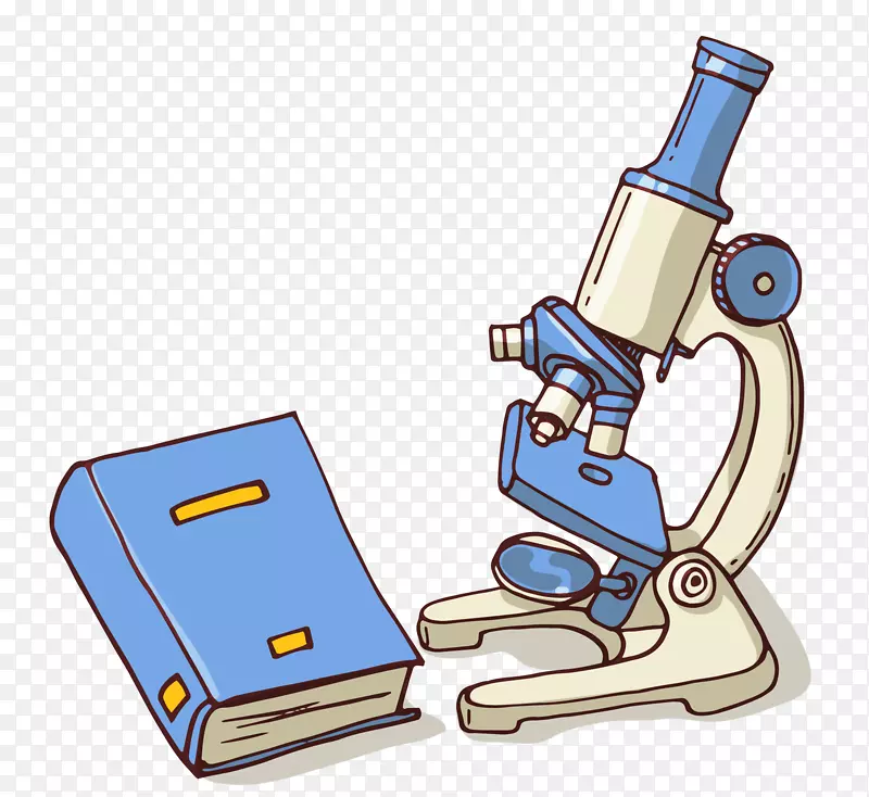 显微镜化学显微镜和书籍载体